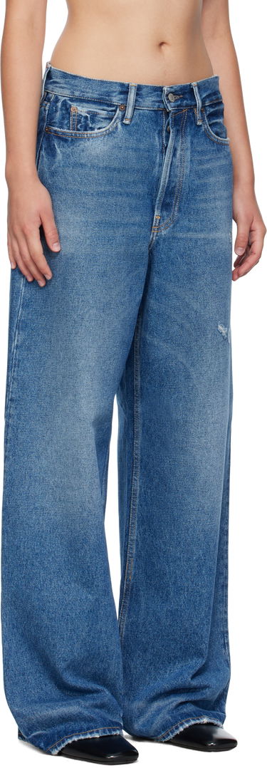 Džínsy Acne Studios Acne Studios Loose-Fit 1981 Jeans Modrá | C00087-, 1