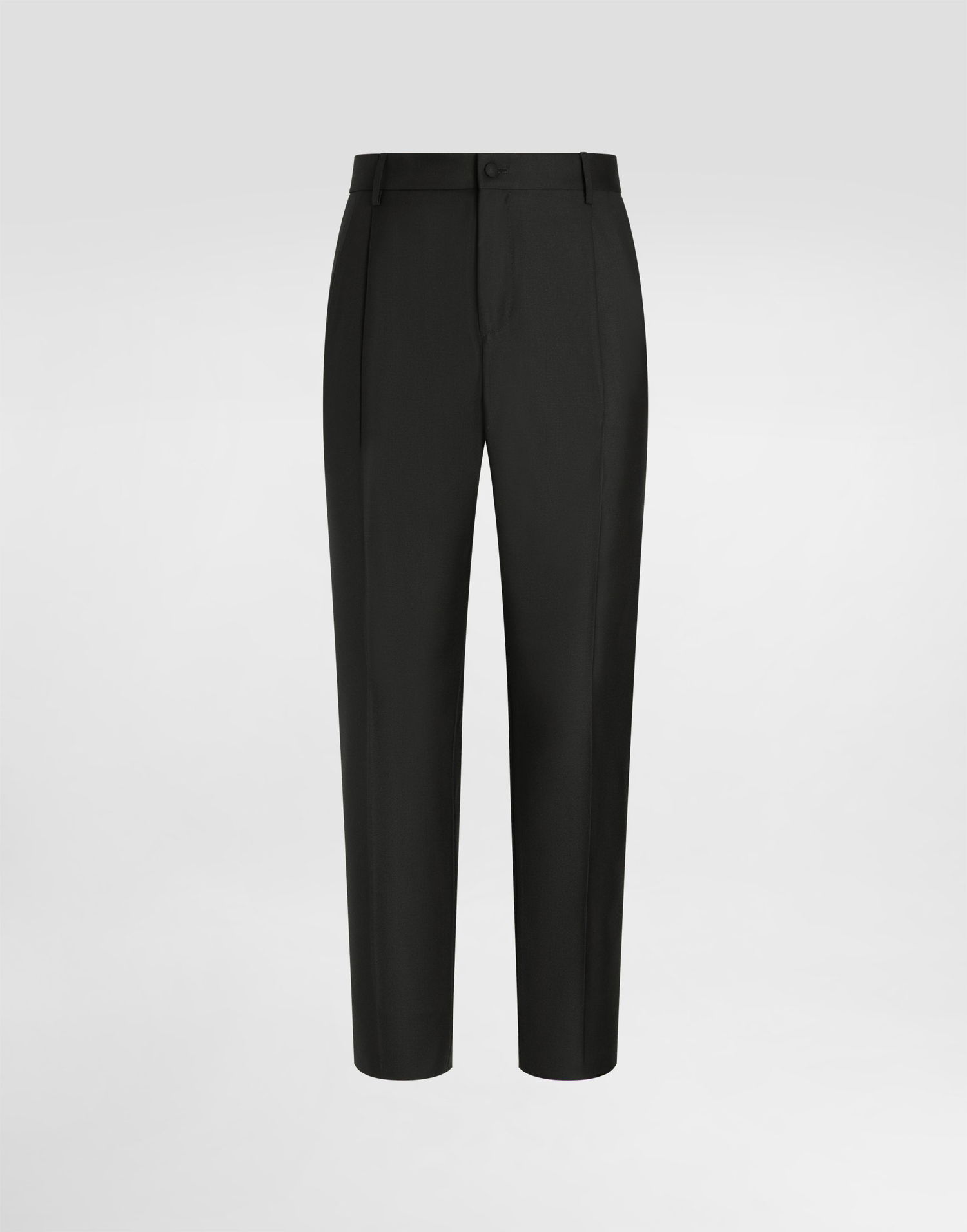 Nohavice Dolce & Gabbana Virgin Wool Trousers Čierna | GW0NETGK048V0687, 0