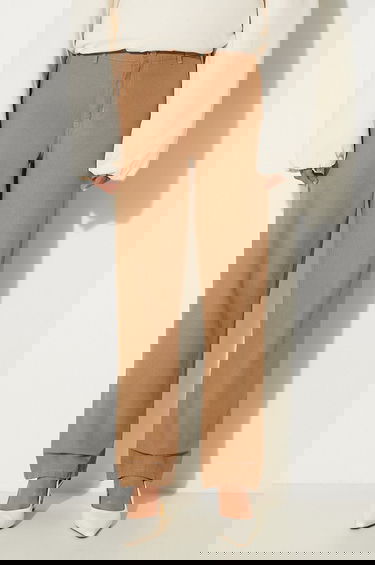 Nohavice Carhartt WIP Simple Straight High Waist Pierce Pant Hnedá | I032966.2FS02, 0