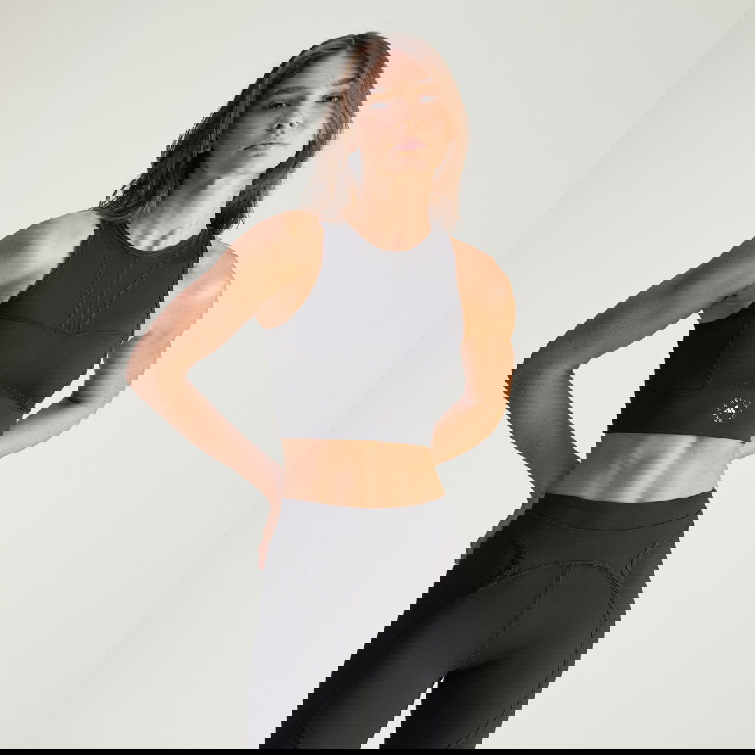 Crop Top adidas Performance Training Cropped Top adidas by Stella McCartney Čierna | JW4545, 0