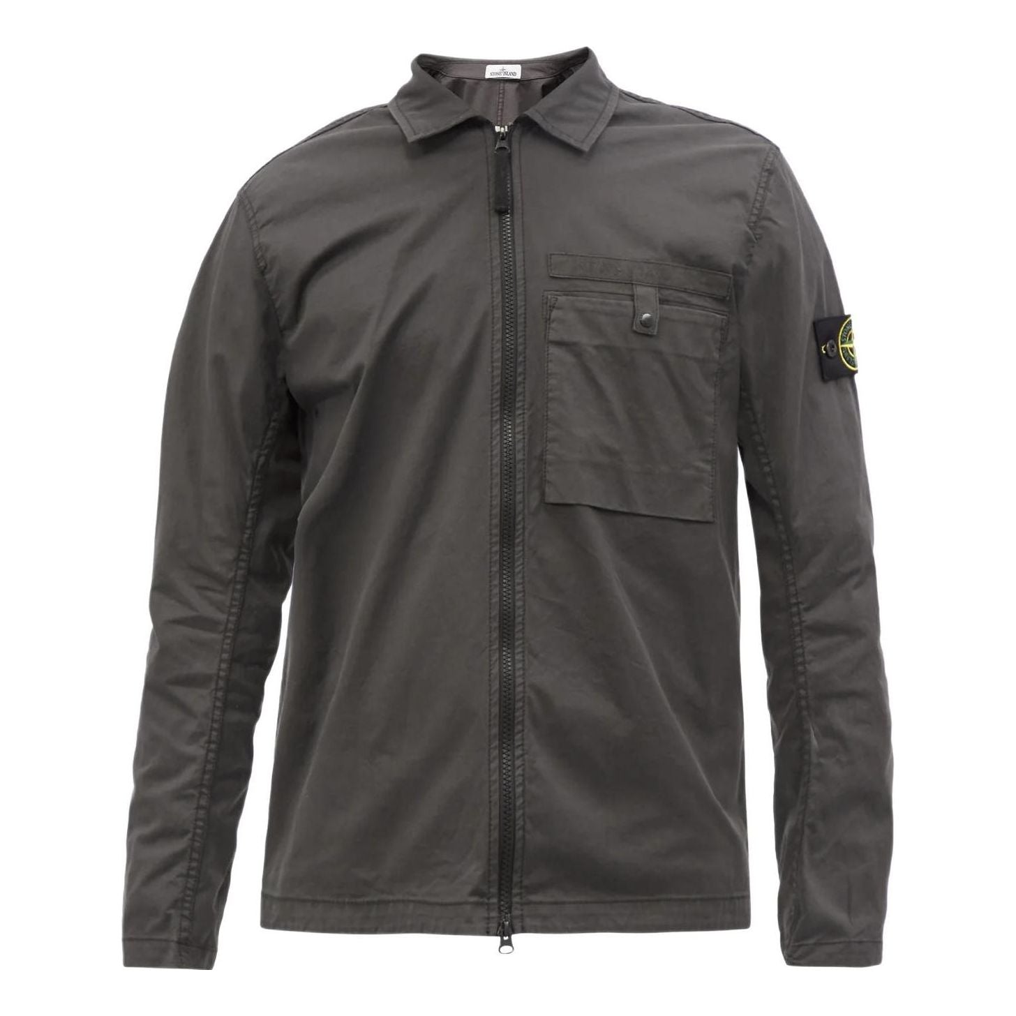 Košeľa Stone Island Supima Cotton Shirt Jacket Zelené | 761512619-V0065, 0