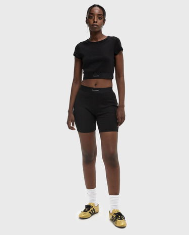 Crop Top CALVIN KLEIN Calvin Klein Underwear Cotton Stretch Rib Crop Tee Čierna | LV00QS7349UB1, 1