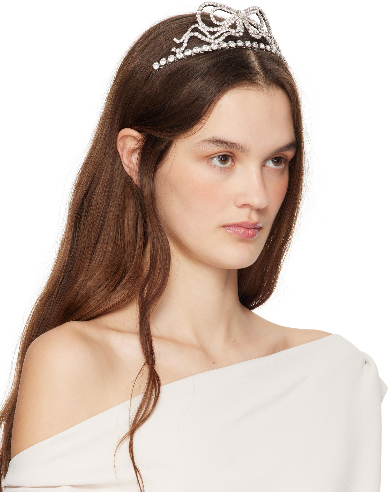 Šperky Blumarine Blumarine Bow Crystal Headband Metalická | P522W308A, 1