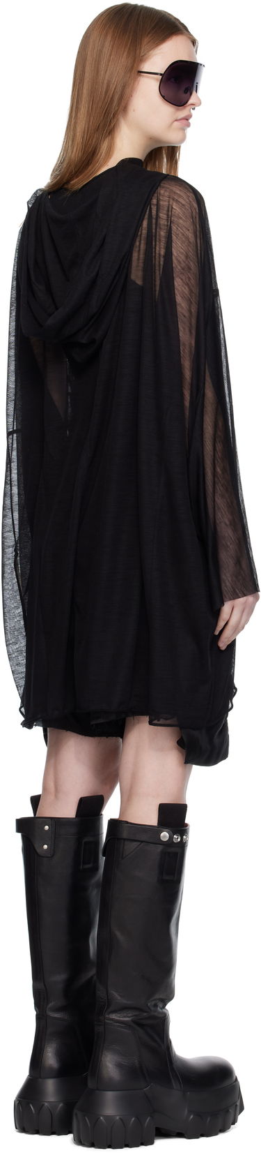 Mikina Rick Owens Rick Owens Concordians Hooded Tunic Čierna | RP02E4536 JWR, 2