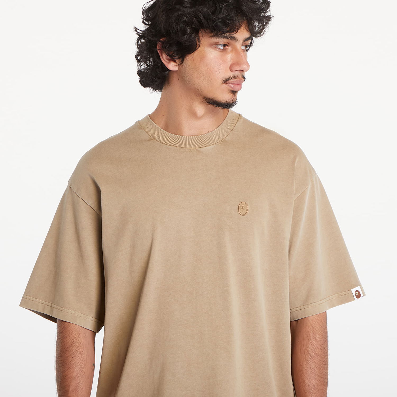 Tričko BAPE A Bathing Ape One Point Garment Dyed Pocket T-Shirt Béžová | 001CSK301305M-BGE, 1