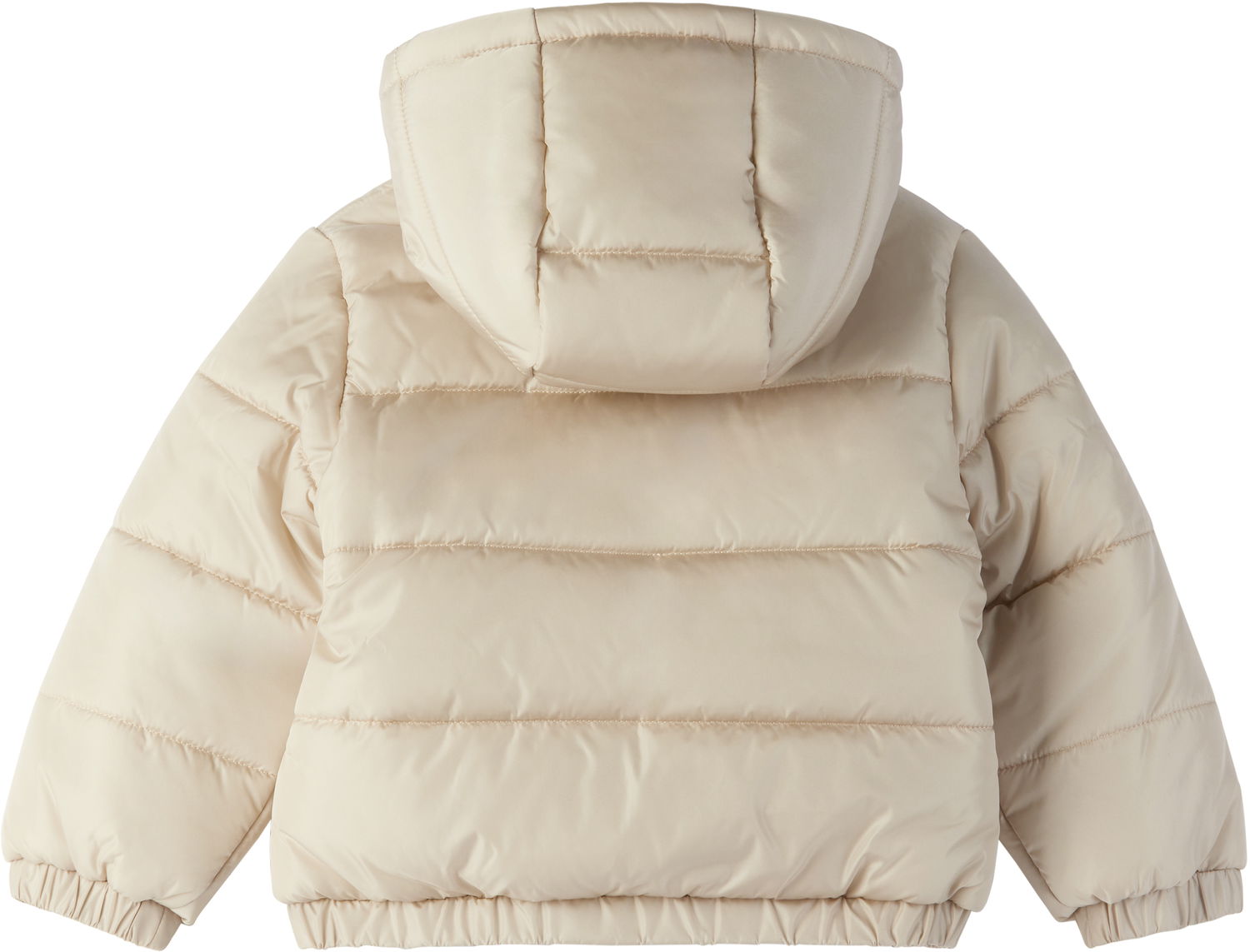 Prešívaná bunda Off-White Off-White Bookish Diag Short Puffer Jacket Béžová | OB7X001F24FAB0011701, 1