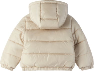 Prešívaná bunda Off-White Off-White Bookish Diag Short Puffer Jacket Béžová | OB7X001F24FAB0011701, 1