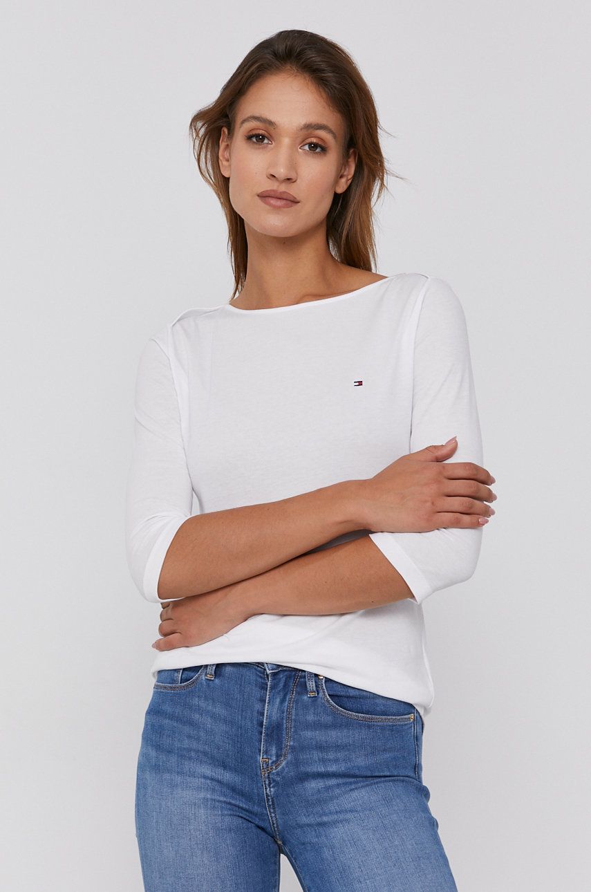 Tričko Tommy Hilfiger Cotton T-Shirt Biela | WW0WW31669.4890, 0