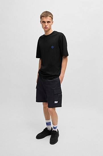 Tričko BOSS Happy HUGO Jersey T-Shirt Čierna | 50519984, 1