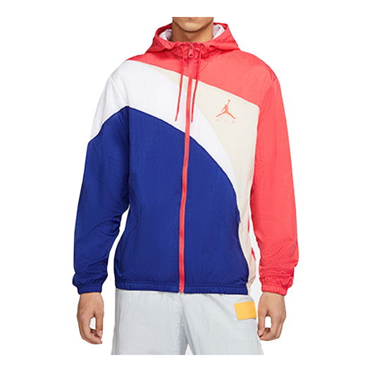 Vetrovka Jordan Jordan Jumpman Wave Logo Splicing Jacket Rôznofarebný | CK6867-631