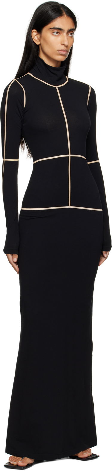 Šaty Maison Margiela MM6 Maison Margiela Taped Seam Maxi Dress Čierna | S52DG0028 M20125, 3
