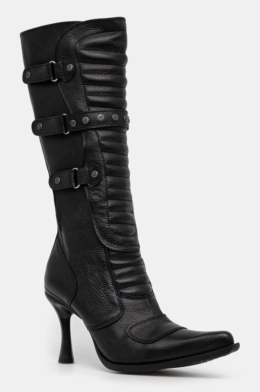 Tenisky a topánky VETEMENTS Biker Boots With Buckles Čierna | WA66BO110B, 0