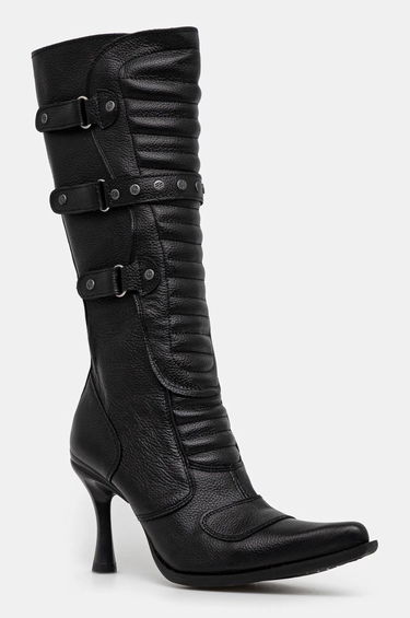 Tenisky a topánky VETEMENTS Biker Boots With Buckles Čierna | WA66BO110B, 0