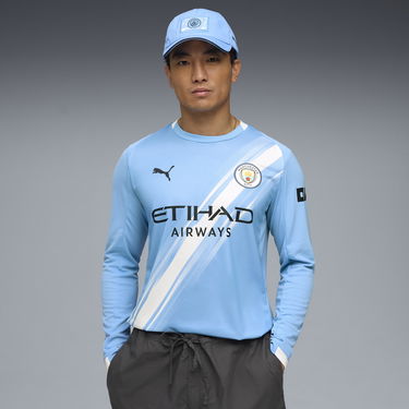 Dres Puma Manchester City 25/26 Home Long Sleeve Jersey Modrá | 780339_01, 1