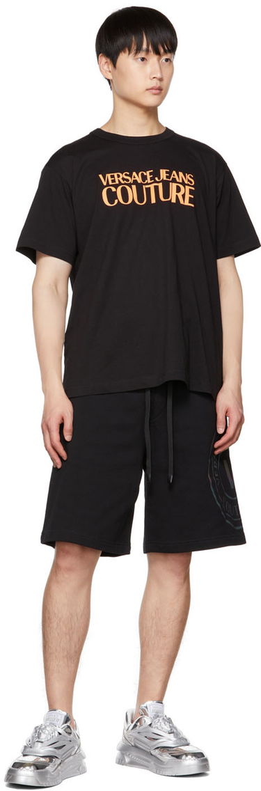 Šortky Versace V-Emblem Shorts Čierna | E73GADG01 ECF00G, 4