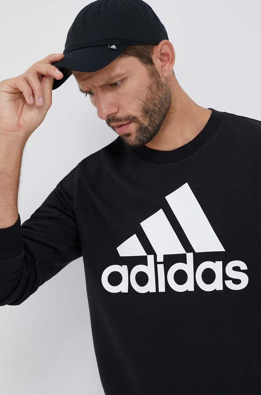 Mikina adidas Performance Essentials Big Logo Crew Čierna | IB3995, 0