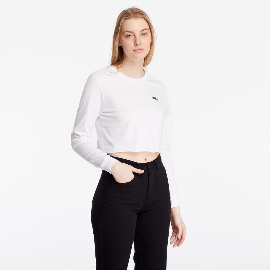 Tričko Vans Junior V Tee Crop Biela | VN0A4OUQWHT1, 0