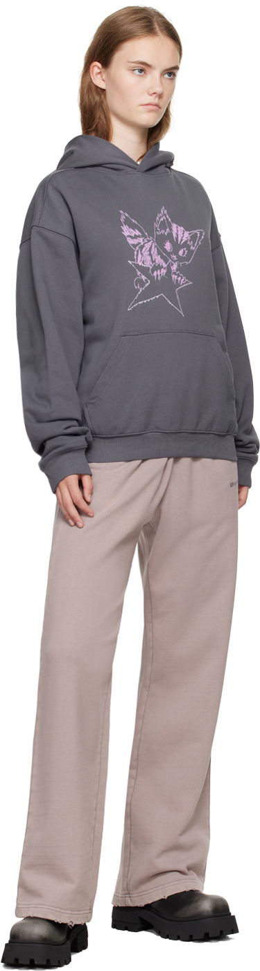 Mikina We11done We11done Monster Fitted Hoodie Šedá | WD-TH2-24-832-U-CH, 3
