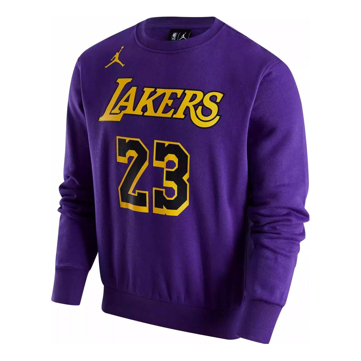 Sveter Jordan NBA LA Lakers Statement Edition Sweatshirt Fialová | DR2409-508, 0
