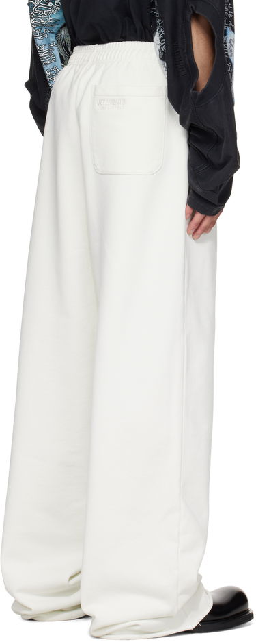 Tepláky VETEMENTS Vetements Cradle Of Filth Logo Sweatpants Biela | UCF76SP100I, 2