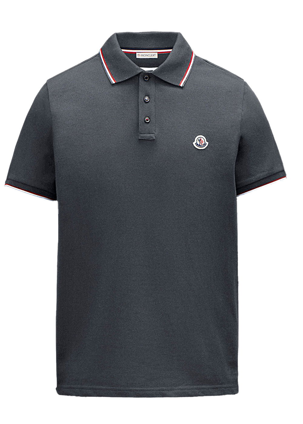 Polo tričko Moncler Logo Polo Shirt Šedá | H10918A7030084556989, 0