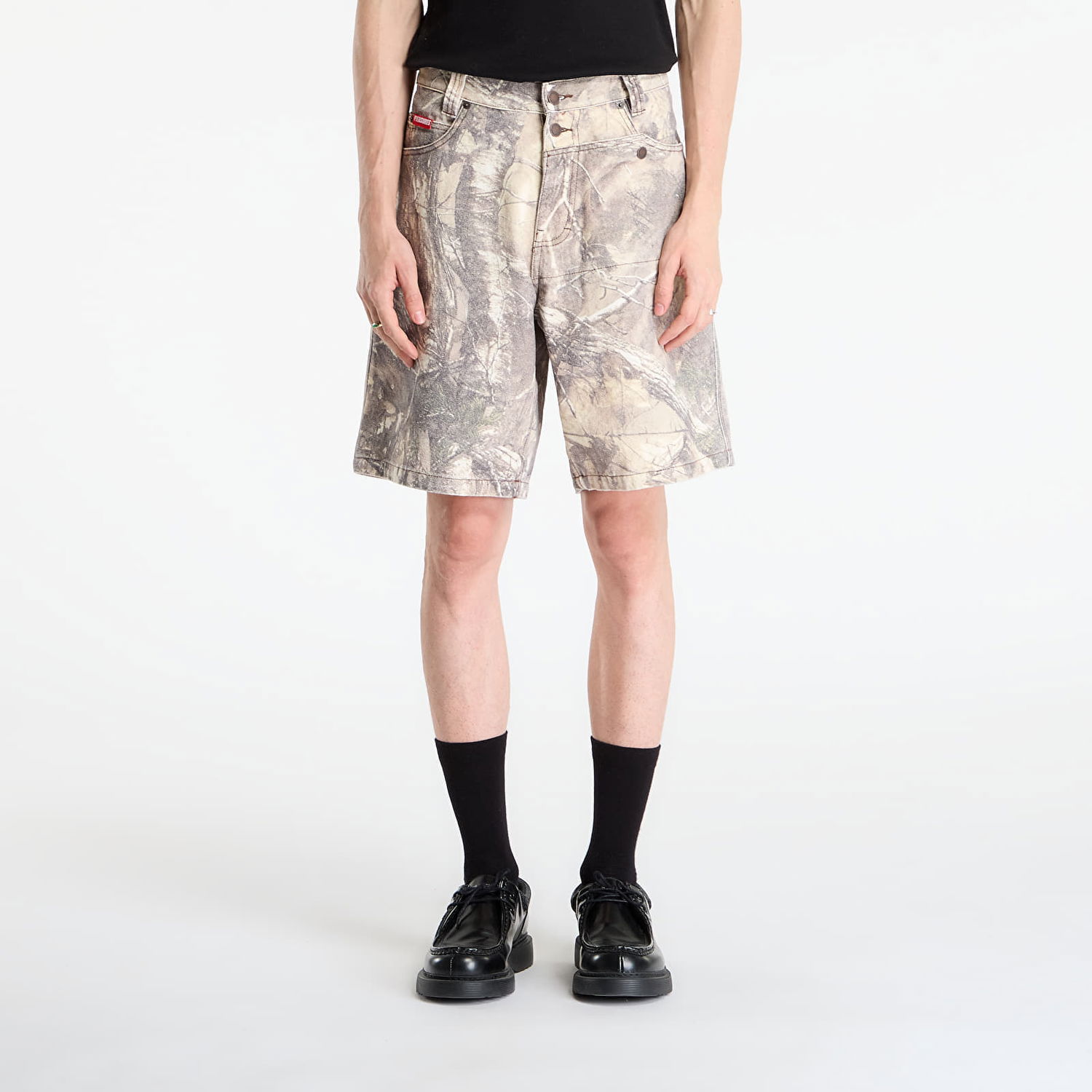 Šortky Pleasures Hunt Canvas Jorts Sand Camo Rôznofarebný | P25F056-SAND, 0