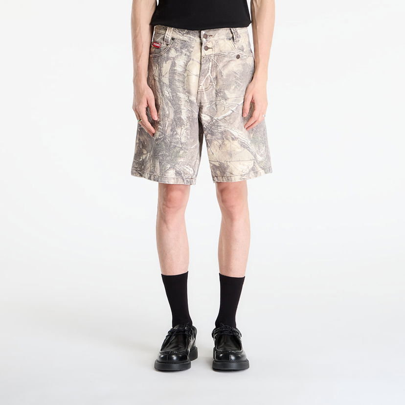 Šortky Pleasures Hunt Canvas Jorts Sand Camo Rôznofarebný | P25F056-SAND