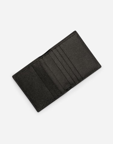 Peňaženka Dolce & Gabbana Dauphine-print Calfskin Bifold Card Holder Čierna | BP3324AG21980999, 3