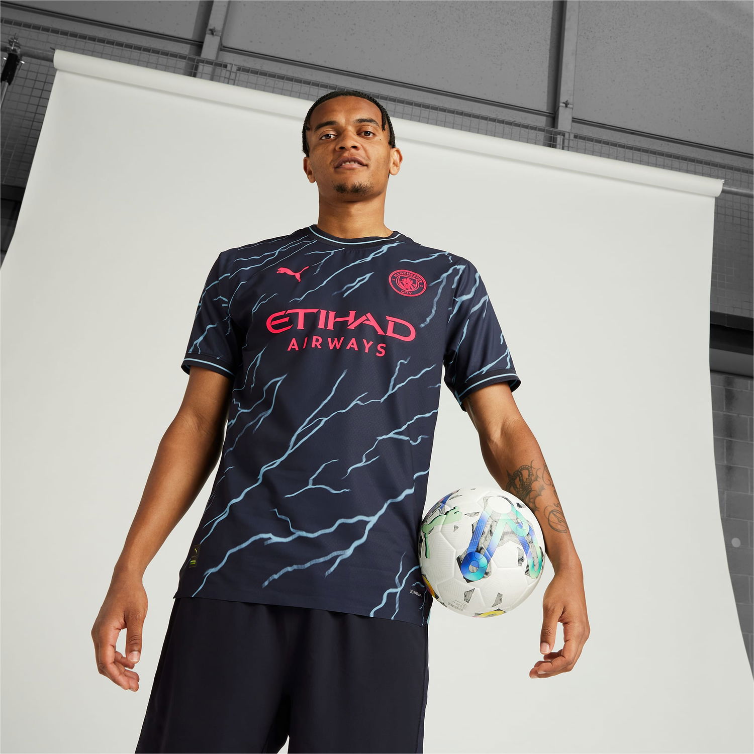 Dres Puma Manchester City 23/24 Čierna | 770459_03, 1