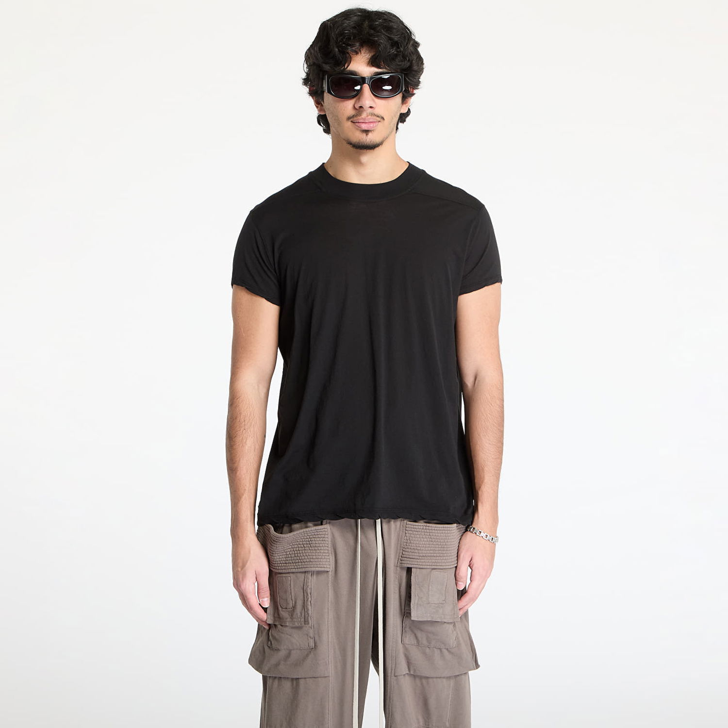 Tričko Rick Owens Rick Owens DRKSHDW Level T-Shirt Čierna | DU01E3258 BH 09, 0