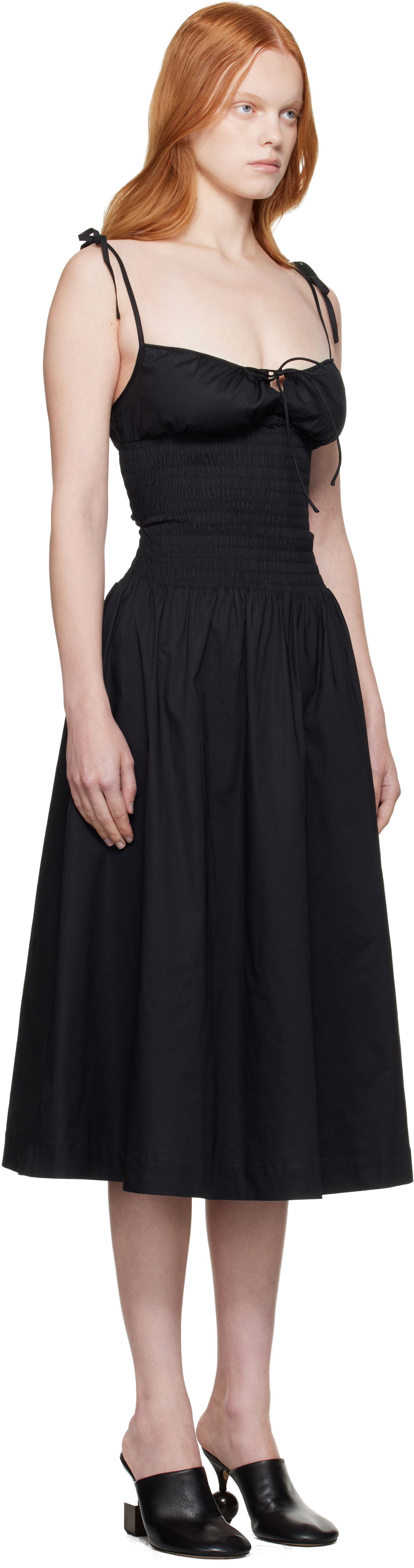 Šaty GUIZIO Guizio Lura Midi Dress Čierna | P25410W089, 1