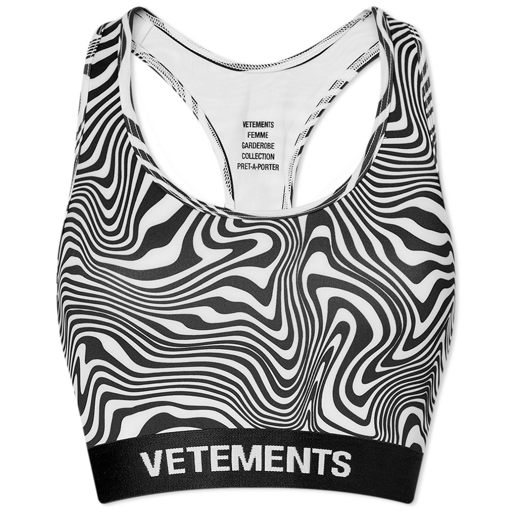 Zebra Sports Bra