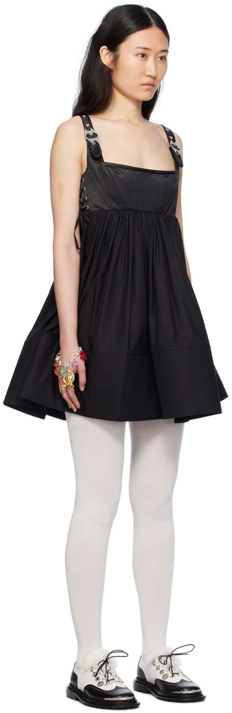 Šaty Chopova Lowena Bustier Minidress With Buckles Čierna | 1331, 1