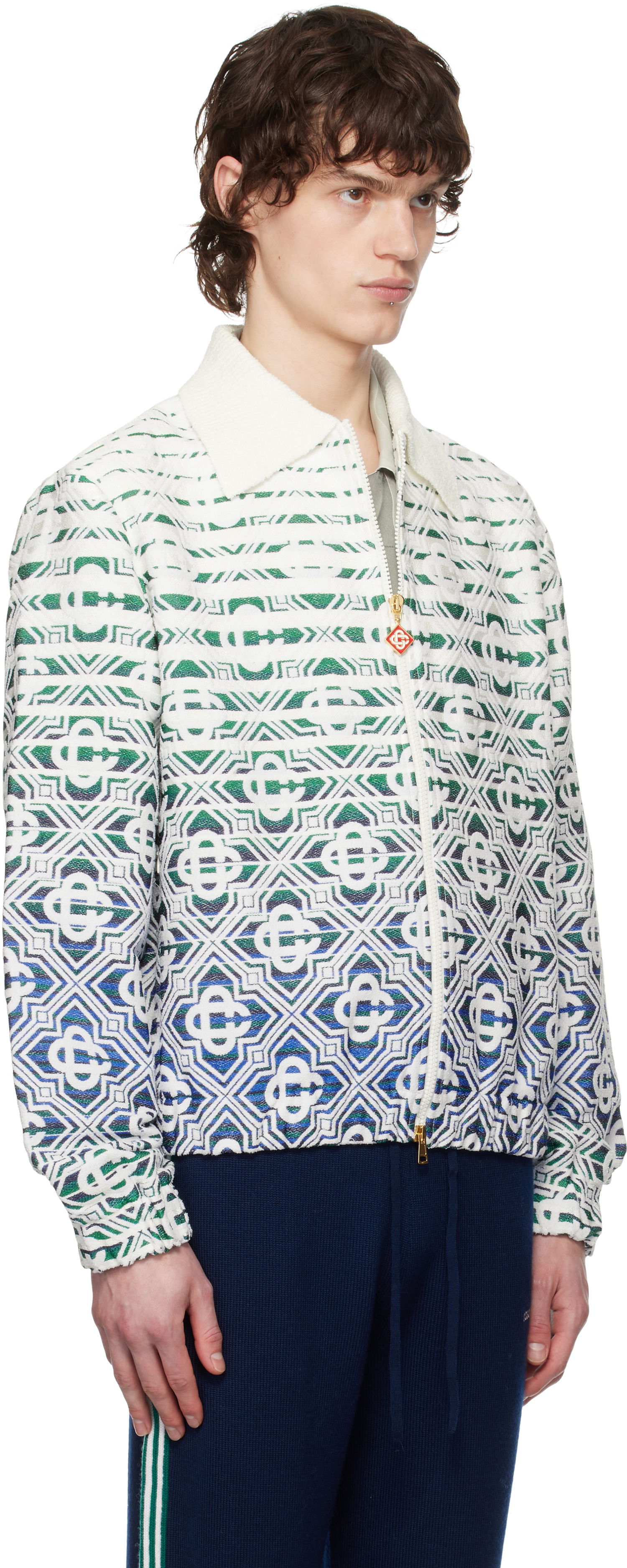 Bomber bunda Casablanca Casablanca Monogram Gradient Towelling Jacket Rôznofarebný | MPS25-JTP-306-01, 1