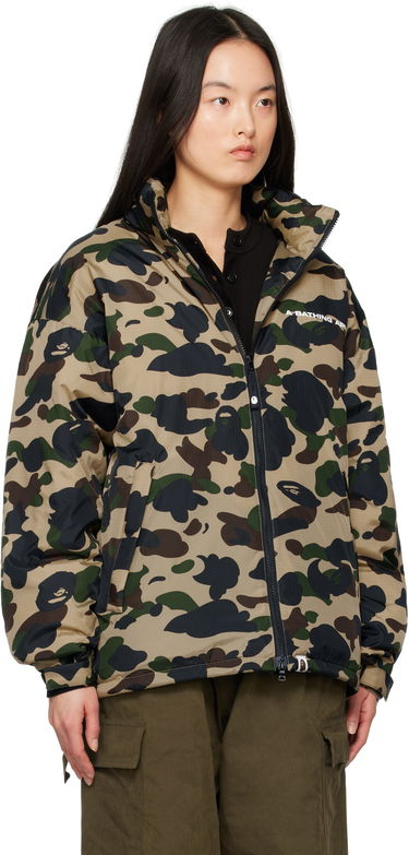 Prešívaná bunda BAPE A Bathing Ape 1st Camo Down Jacket Zelené | 001DNK802004L, 1
