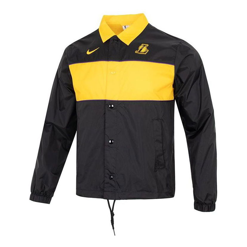 Vetrovka Nike NBA Lakers Coach Jacket Čierna | DR2338-010