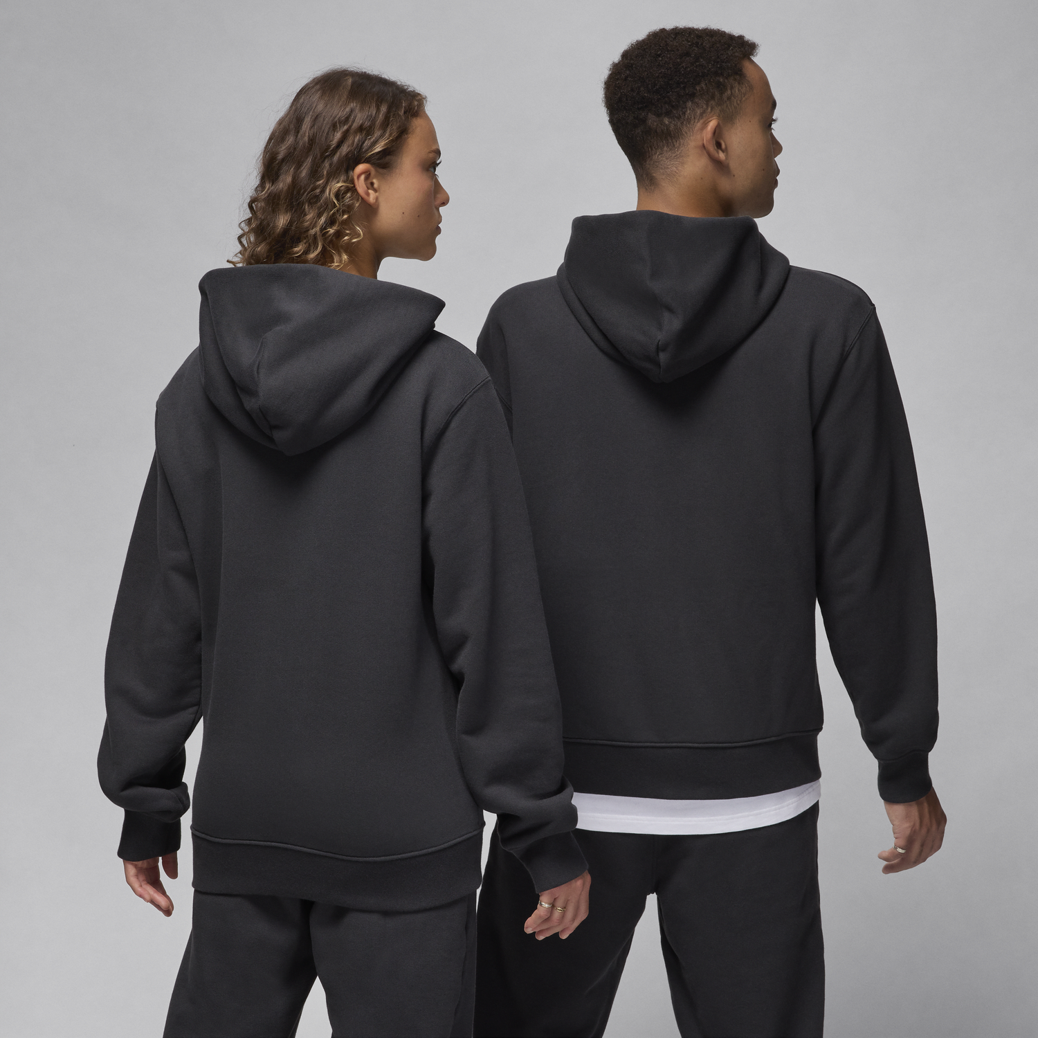 Mikina Jordan Fleece Wordmark Hoodie Čierna | FZ3952-045, 1