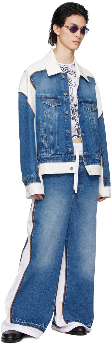 Bunda Jean Paul Gaultier Gaultier 'The Trompe L'œil' Denim Jacket Modrá | 24/25-U-VE039I-D013-5701, 3