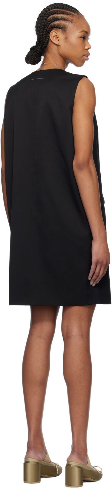 Šaty Maison Margiela Wool Minidress Čierna | S52DA0046 M35153, 2