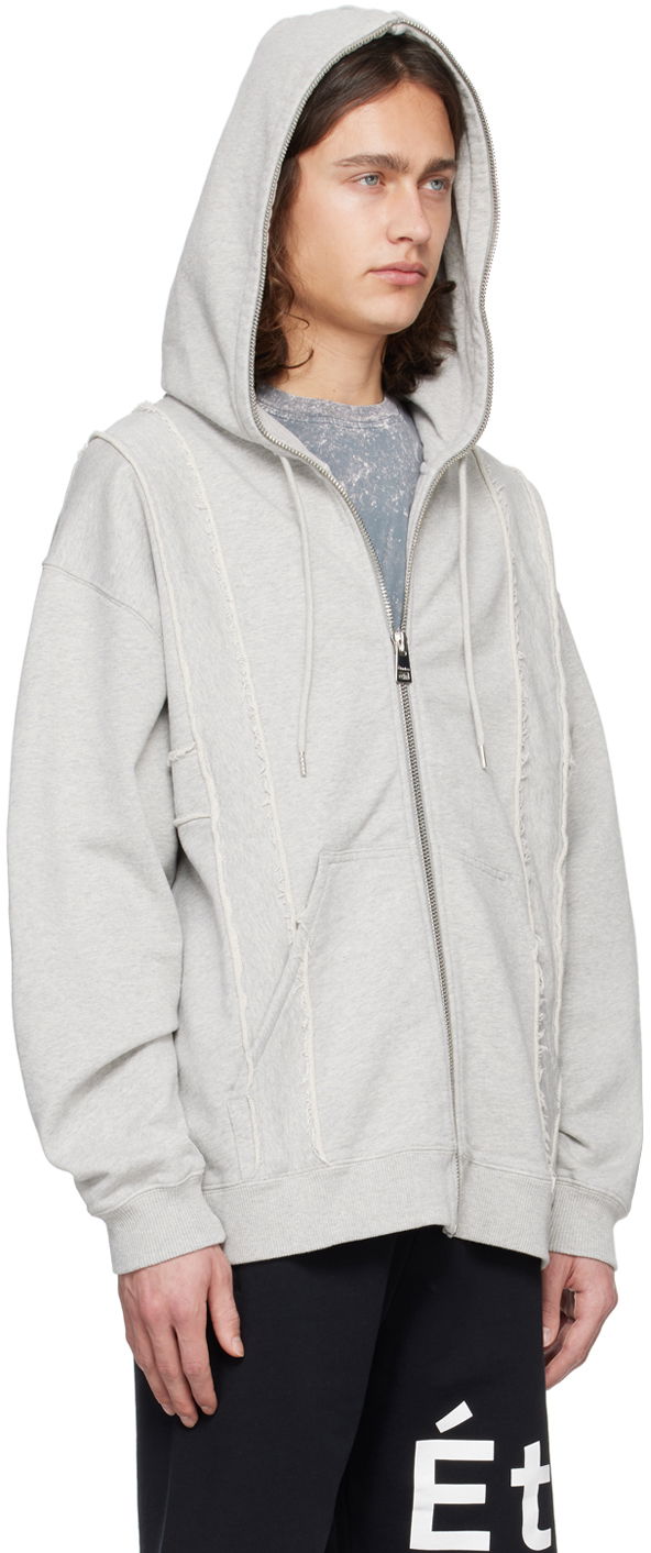 Mikina Études Études Skyline Zip Hoodie Šedá | E24MM284A01682, 1