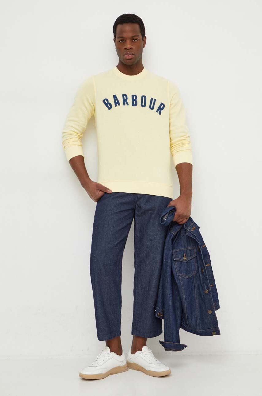Yellow Crewneck Sweatshirt MOL0101