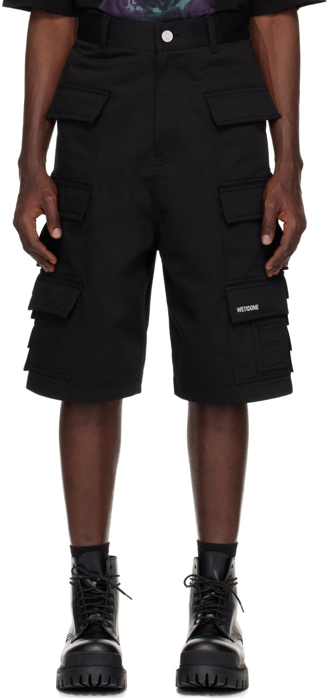 Šortky We11done We11done Flap Pocket Shorts Čierna | WD-PT1-24-218-M-BK, 0