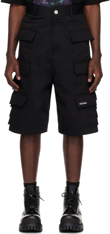 Šortky We11done We11done Flap Pocket Shorts Čierna | WD-PT1-24-218-M-BK, 0
