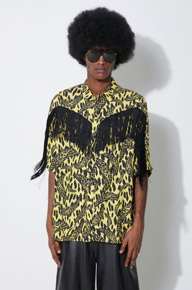 Košeľa Fiorucci Fiorucci Banimalier Print Fringed Shirt Žltá | M01FPTSH054VI01YW02, 0