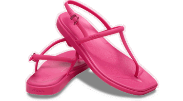 Tenisky a topánky Crocs Miami Thong Flips Ružová | 209793-6ZQ, 1