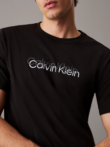 Tričko CALVIN KLEIN Calvin Klein Graphic Short Sleeve T-Shirt Čierna | LVGMS5K183-UB1, 1
