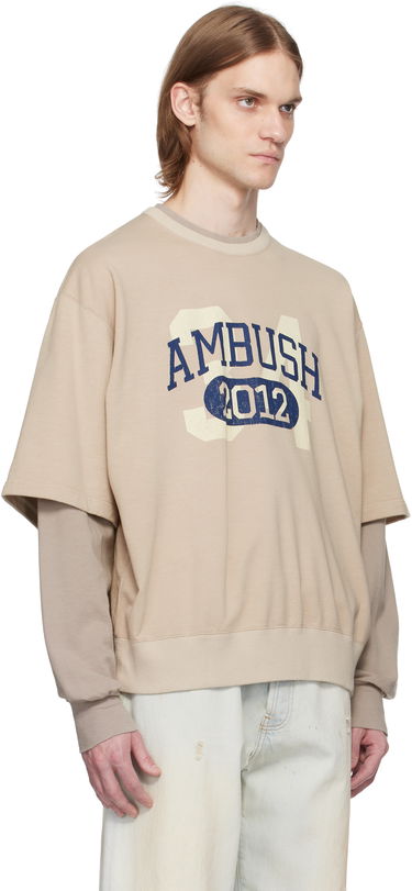 Sveter Ambush AMBUSH Layered Sweatshirt Béžová | 12115331, 1