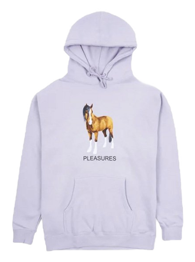 Mikina Pleasures Death Hoodie Fialová | P22F049-LAVENDER