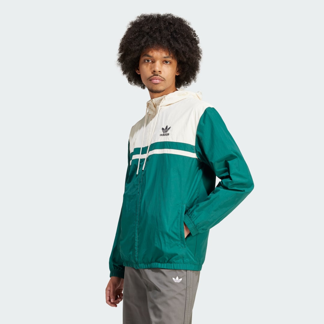 Vetrovka adidas Originals Windbreaker Zelené | IU0201, 0