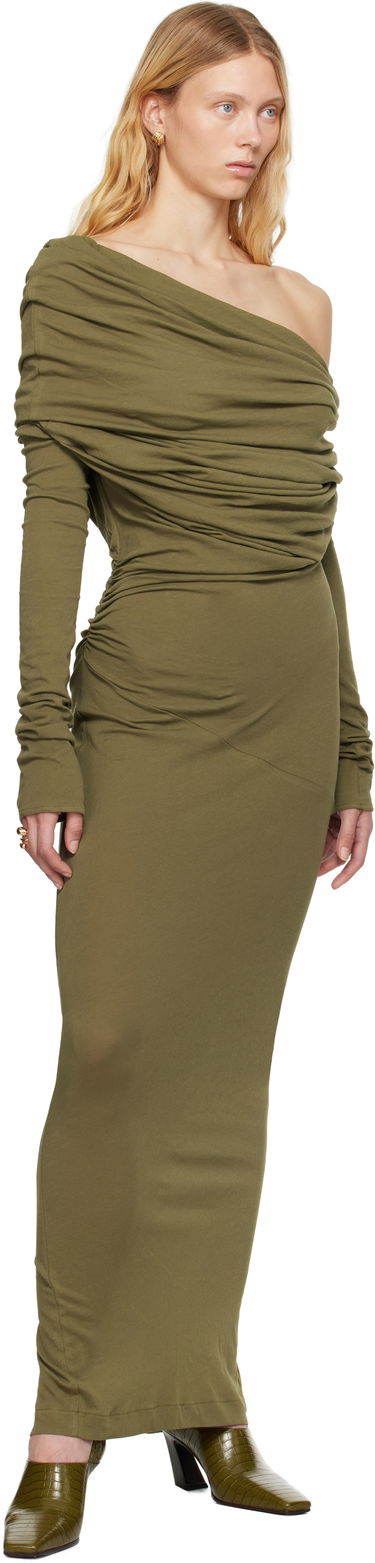 Šaty Entire Studios Entire Studios Bound Maxi Dress Zelené | ESW-S25-6018-CA, 3